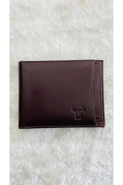 BLACK Men's Horizontal Leather Wallet