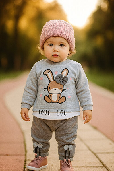 Otto Kız Çocuk 2'li takım % 100 Pamuk