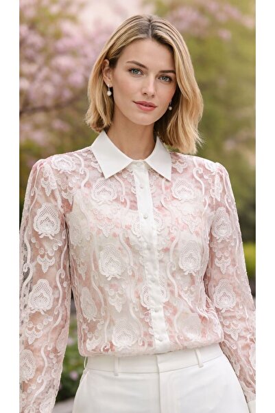 Serpil Exclusive Embroidered Women's Shirt