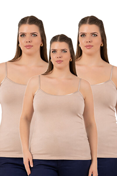 ÖZKAN underwear Özkan 25923 3 Pack Women's Viscose Rope Strap Bias Soft Thin ...