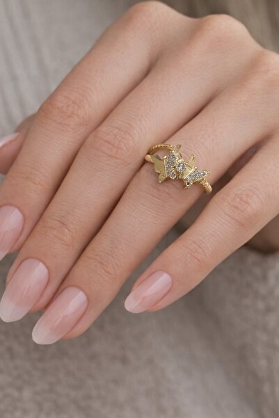 Jack Ferrero Kadın Gold Tasarım Yüzük