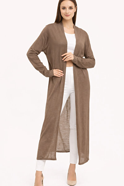 Neden Tekstil Long Thin Knitwear Cardigan Straight Cut m Transitional Loose C...