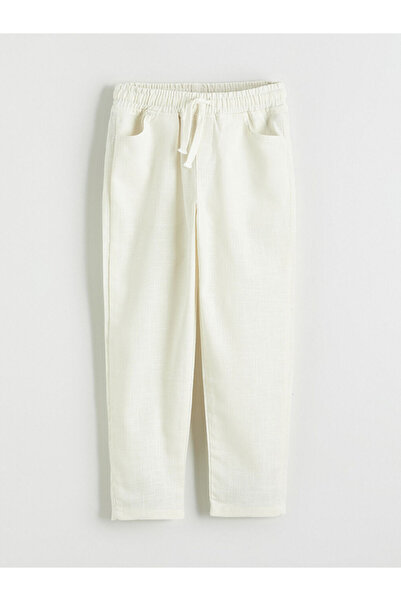 LC Waikiki Екру панталони с тясна кройка за момчета