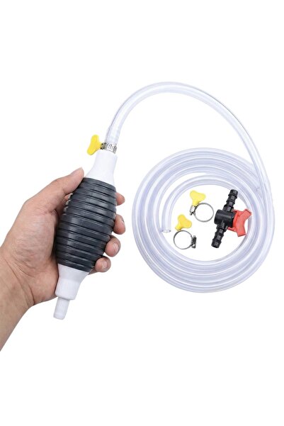 gaman Manuel Sıvı Çekme Pompası Depodan Mazot Çekme Pompası Akvaryum Suyu Boş...