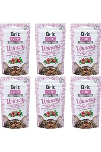 Brit Care Urinary Idrar Sağlığı Destekleyici Kedi Ödül Maması 50 gr 6 Adet