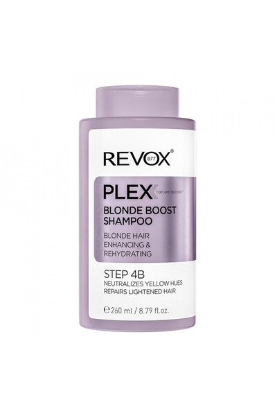 Revox Plex изсветляващ шампоан за руса коса, 260 мл