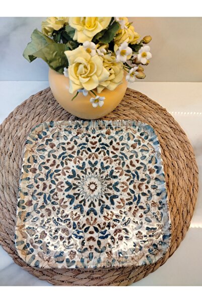 MDKLİFE md Ephesus Kare Pasta Tabağı 22 cm