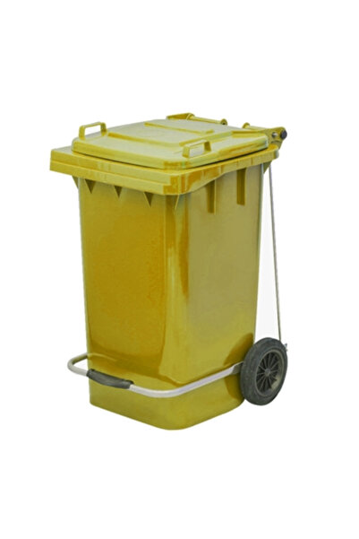 NEMKAR KONTEYNER PEDALLI 120 LT SARI