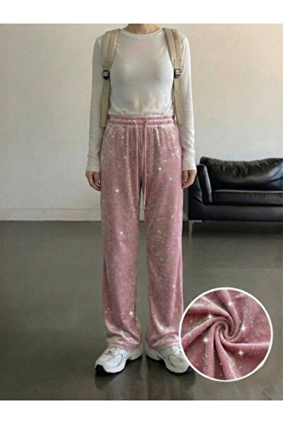 DREICH Simli Galaksy Effect Ov Oversized Aggy Tracksuit Bottoms