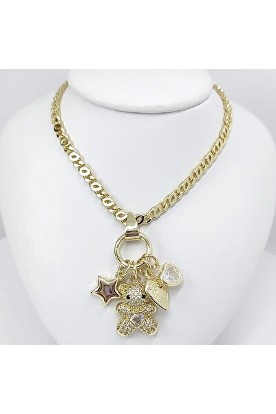 Milena Women's Necklace 14k Gold Plated - Length 60 cm