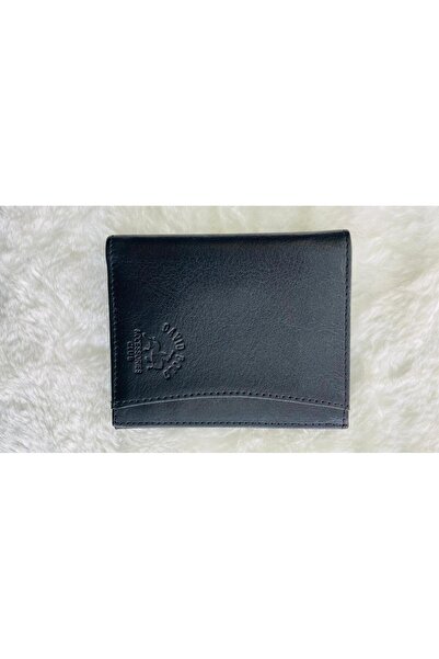 BLACK Men's Leather Vertical Wallet