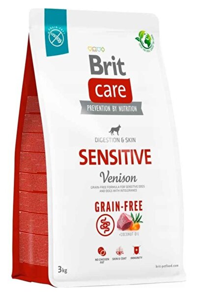 Genel Markalar Care Tahılsız Geyik Etli Sensitive Köpek Maması 3 kg -TY5598278