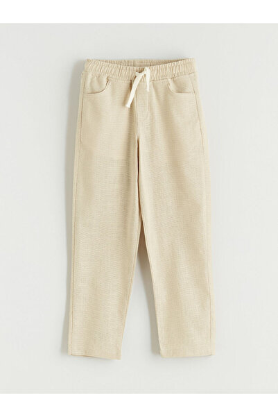 LC Waikiki Beige Slim Fit Boys' Trousers