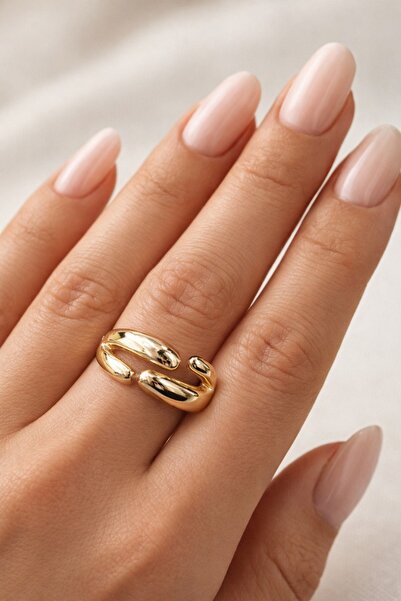 Jack Ferrero خاتم نسائي بتصميم ذهبي