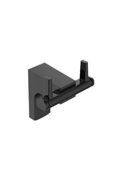Duxxa F1 Double Bathrobe Rail-Matte Black Mlz.A.1721.S