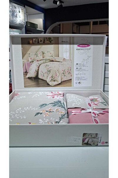 VELLON HOME Single Bedding Set Flora Pink