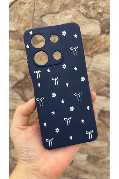 Vip Case Infinix Note 30 Compatible Mini Bow Patterned Silicone Shock-Absorbi...
