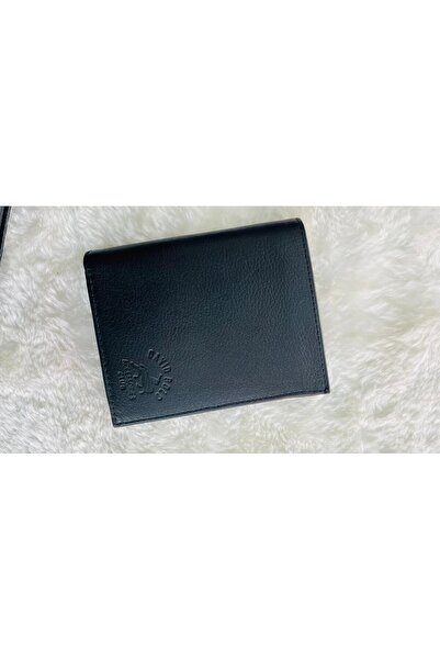 BLACK Men's Leather Vertical Wallet