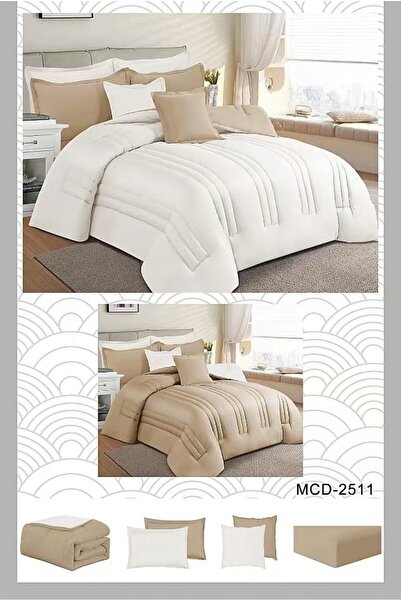 alzawia مفرش نفرين مخمل وجهين 6 قطع