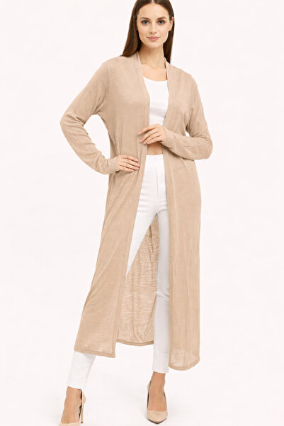 Neden Tekstil Long Thin Knitwear Cardigan Straight Cut m Transitional Loose C...