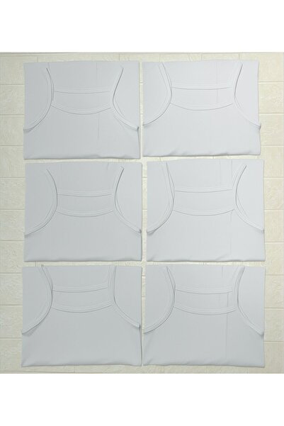 VAJESTO Girl's White Undershirt 6-Pack