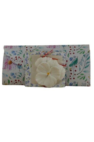 Tracolla Handmade Broșă Pansy lucrată manual pentru profesor