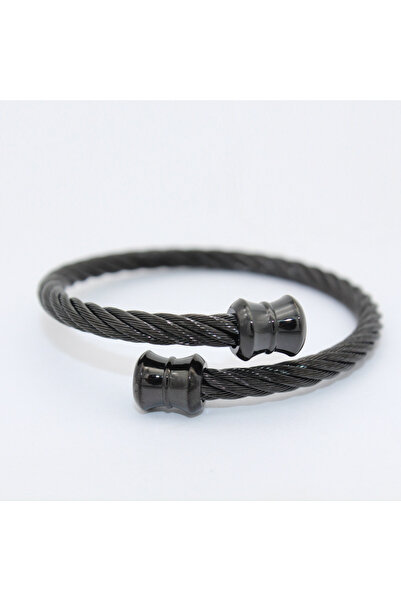 The Collection Wicker Rope Model Steel Bracelet