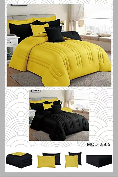 alzawia مفرش نفرين مخمل وجهين 6 قطع