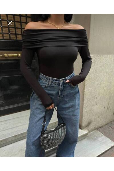 İLGEN FASHİON Omzu Open Stylish Detailled Blouse