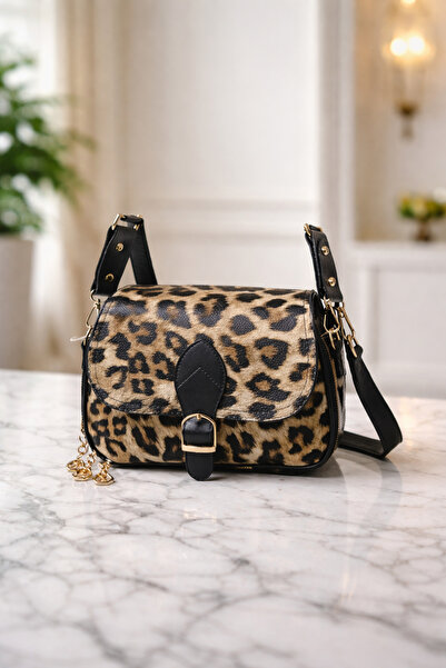 dicha imprimeu leopard geantă de umăr elegantă