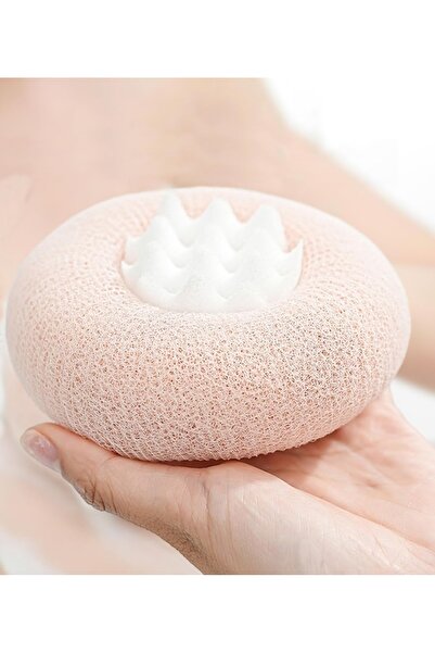 gaman إسفنجة تدليك للحمام مع تأثير تقشير وتنظيف فعال للجسم - ليفة استحمام - ل...