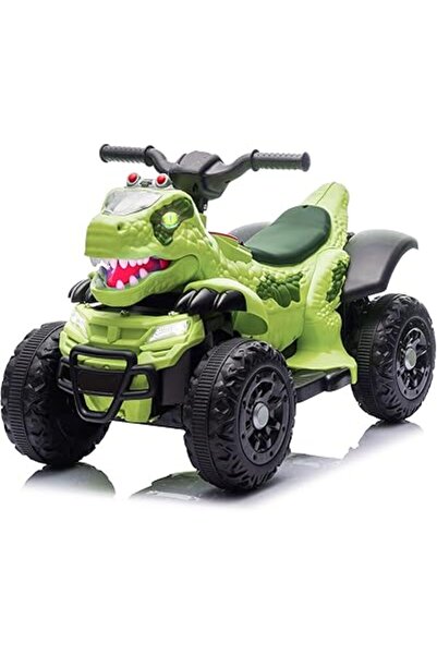 Miskat Trading Electric Ride On Dinosaur ATV for Kids Age 3, 12V Kids Electri...