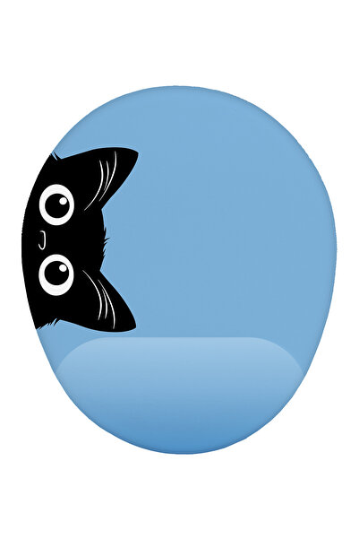 iyi fikirler Afacan Kedi Bilek Destekli Mouse Pad Renkli Zemin