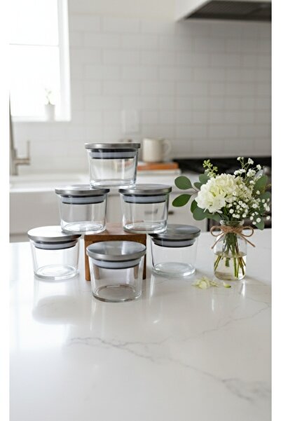 ÖZ HOME 6-Piece Vacuum Glass Breakfast Bowl/Sauce Bowl/Storage Container with...