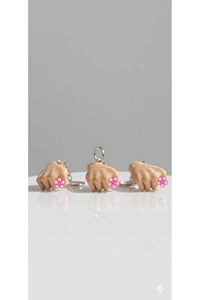 CEREN YÜCEL 3 ADET !! Nah İşaretli Anahtarlık Modeli - El Figürü - El İşareti...