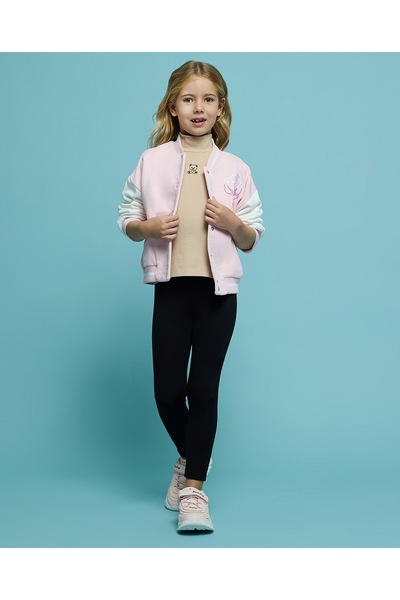 R&B Ribbed Top With High Neck And Long Sleeves