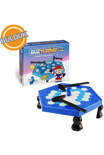 BULDUK Buz Tuzağı Oyunu – Ice Trap Aile Oyunu – Penguen Düşürme Zeka ve Becer...