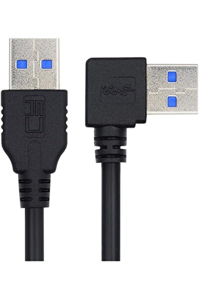 The Bros USB 3.0 Angled Type-A Male to Straight 3.0 Type-A Male 5Gbps Data Ca...