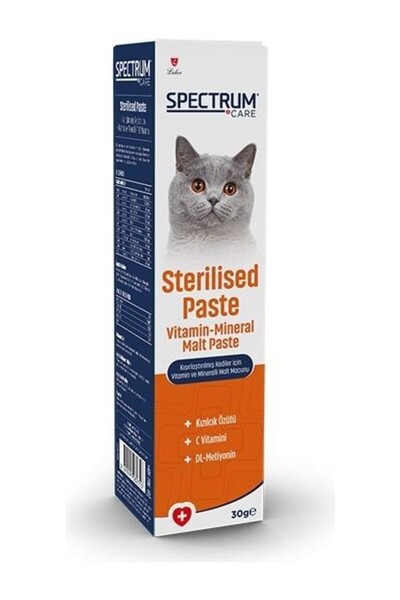Spectrum Sterilised Paste Kısırlaştırılmış Kediler Için Vitamin ve Mineralli ...