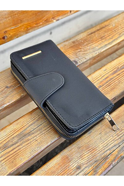 AURA fermuarlı kapaklı kadın cüzdan