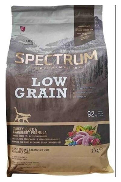 Spectrum Low Grain Hindi Ördek ve Yaban Mersinli Yetişkin Kedi Maması 2 kg