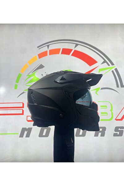 Sway FİBBA Sw X1-X Matt Black Modüler Kask