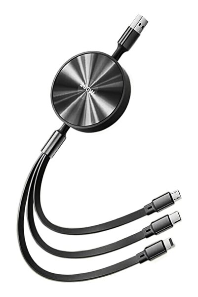 The Bros كابل شحن متعدد الاستخدامات للشحن السريع، كابل شحن متعدد USB-C 3 في 1...