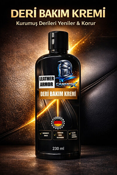 CARMORX Deri Bakım Kremi | Oto Koltuk & Döşeme İçin Besleyici Koruma