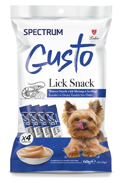 Spectrum Gusto Karidesli ve Deniz Taraklı 4X15 gr Sıvı Köpek Ödül Maması