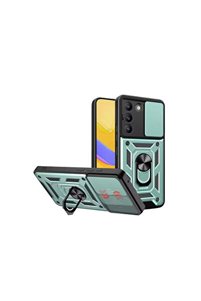 Twin Store V30 Lite 4G سيليكون مع حلقة عدسة - أخضر