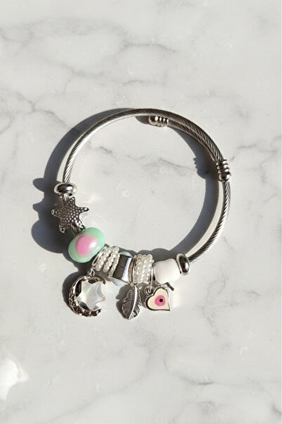 DİAVENTA TAKI VE AKSESUAR سوار عصري أنيق من الفولاذ 316L طراز باباتيا