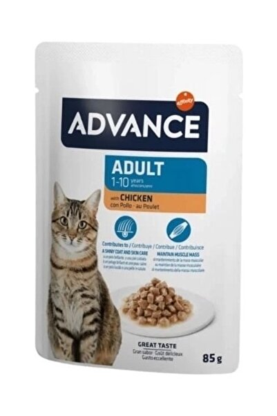 Advance Tavuklu Pouch Konserve Yetişkin Kedi Maması 85 Gr