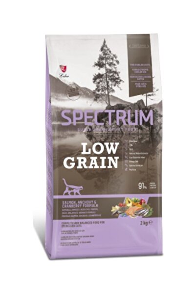 Spectrum Low Grain Kısırlaştırılmış Yetişkin Kedi Maması Somonlu&hamsili&kızı...