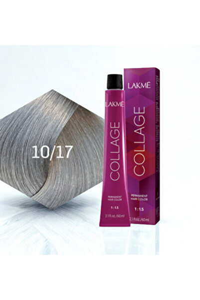Lakme Collage صبغة لاكمي Collage 10/17 – أشقر بلاتيني رمادي 60 ml | تغطية كام...